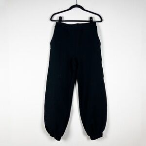 Devon Windsor Griffin Ponte Stretch Mid Rise Ankle Crop Athletic Lounge Pants S